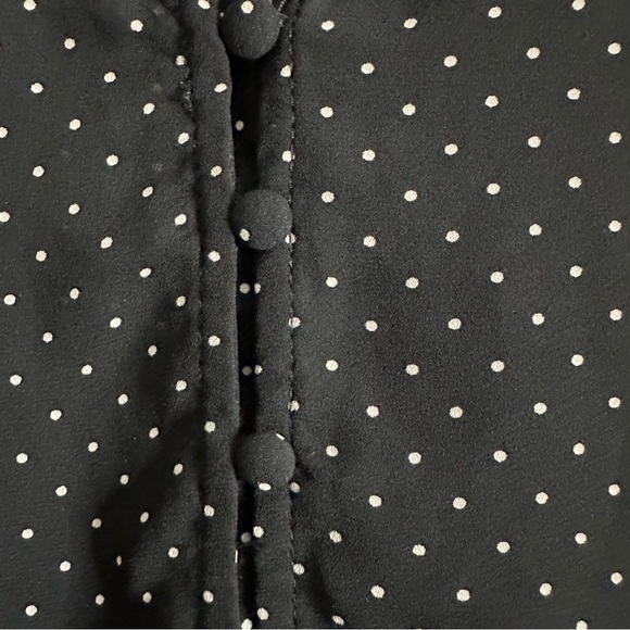 Philosophy Black and White Polka Dot Blouse - Picture 3 of 7